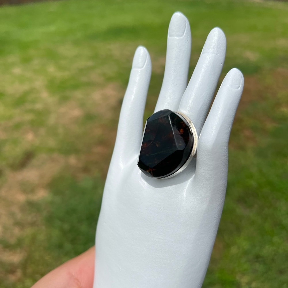 Dark Amber Ring - image 3